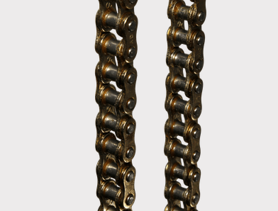 Two bronze cam chains (timing chains) for Suzuki LT125 LT160 LT185 (1983–2004)