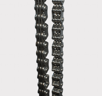 Cam chains for Suzuki LT-A 450/500 King Quad and Quad Master (2000–2022); two metal timing chains by ATV City.