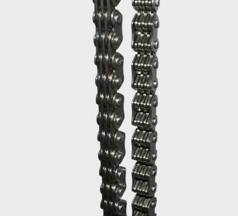 Two silver timing chains for Honda TRX300EX/TRX250X (1987–2008)