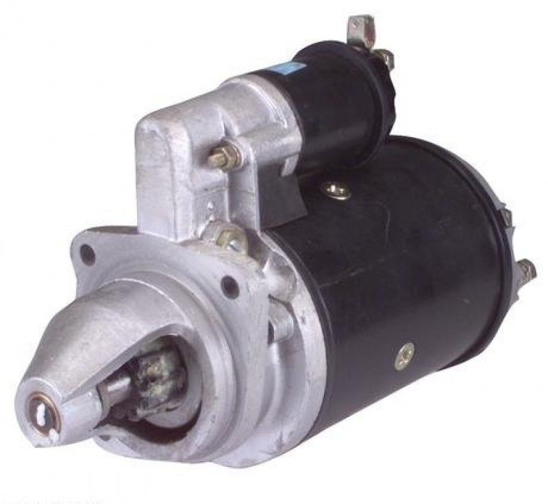 Starter Motor Prestolite M127, black body with silver front housing