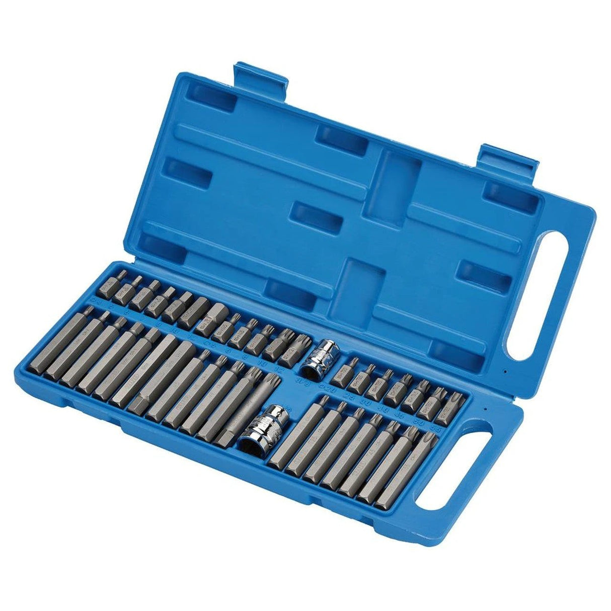Draper TX-STAR 40-piece hexagon and spline mechanic's bit set in blue case