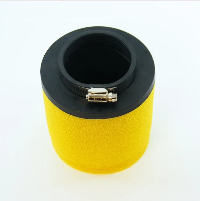 Air filter for Honda TRX 300/400/450 ATV by ATV City, yellow foam with black top and metal clamp