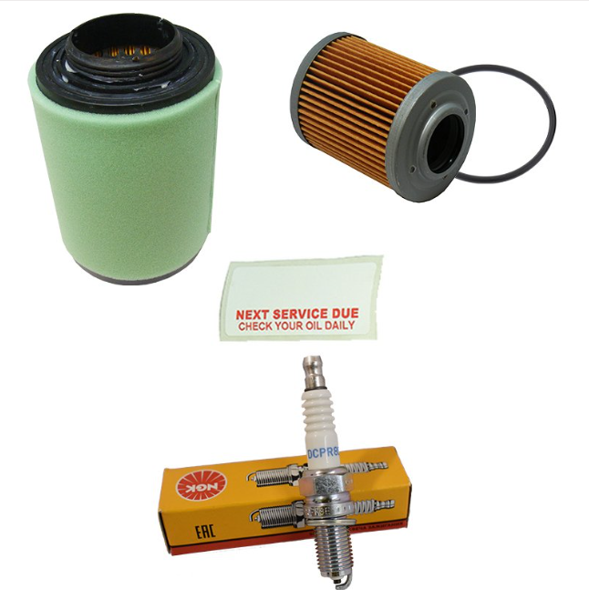 Can-Am 570 ATV Service Kit 2016-2023 Complete Maintenance Bundle Air Filter Oil Filter Spark Plugs