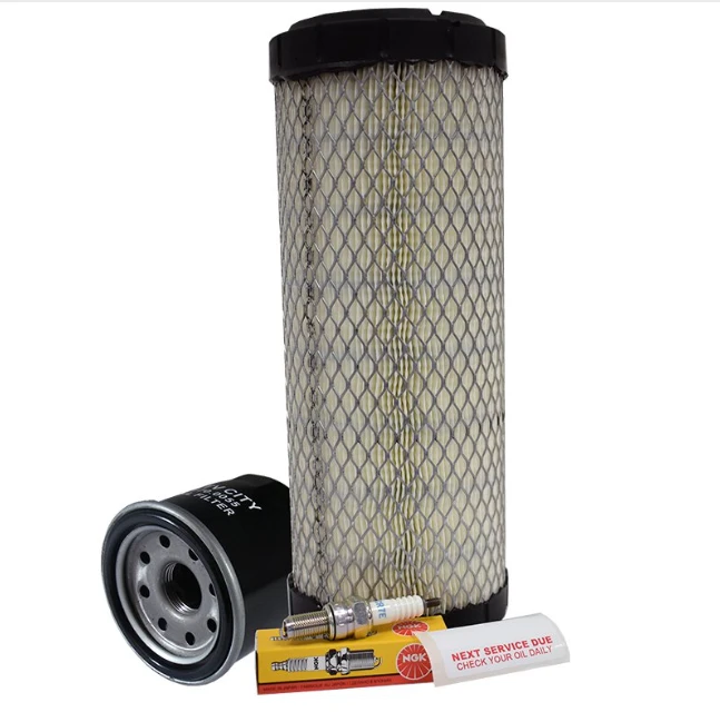 Kawasaki Mule Pro MX KAF700 service kit for 2019-2020 with air filter, oil filter and spark plug ATV City