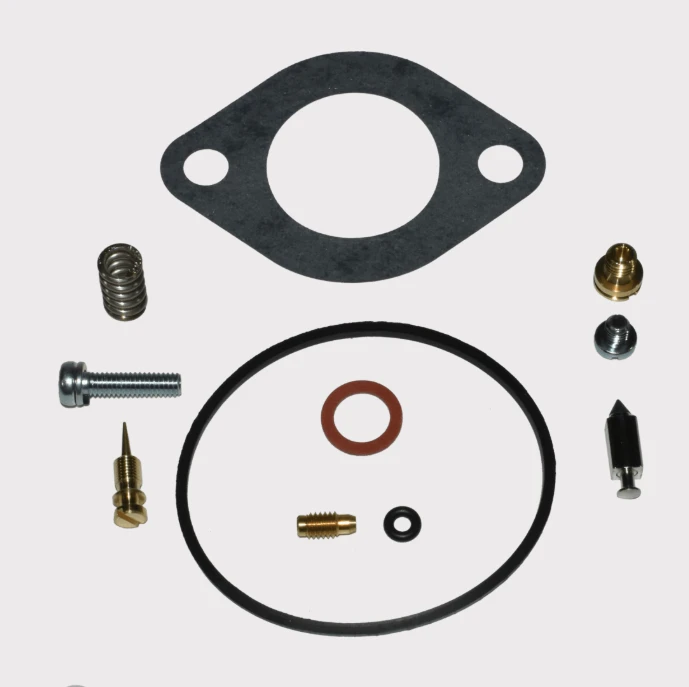 Carburetor rebuild kit for Kawasaki Mule KAF400 (2007–2016) by DGT Agri, with gaskets, O-rings, seals and jets