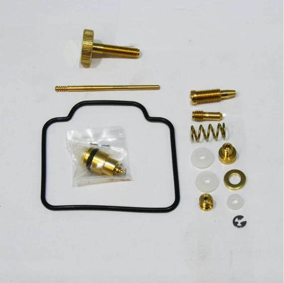 Polaris Sportsman 400 carburetor rebuild kit (2003-2005) by ATV City with brass fittings and black gasket