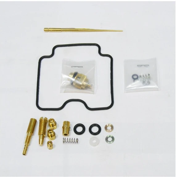Carburetor rebuild kit for Yamaha YFM 660 F Grizzly 2006–2008 with rubber top float valves, ATV City