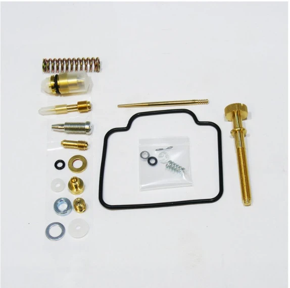 Carburetor rebuild kit for Yamaha YFM350F (1998–1999), DGT Agri OEM quality; brass fittings, gasket, springs.