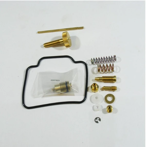 Carburetor rebuild kit for Polaris Magnum 330 2x4 (2003–2005) by ATV City; brass fittings, gaskets, springs.