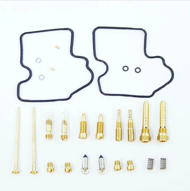 Carburetor repair kit for Yamaha YFA-1/YFM 125 (2004–2006) by ATV City, Hyper brand with gaskets and brass fittings