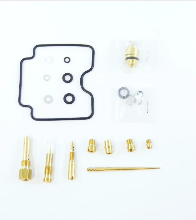 Carburetor rebuild kit for Yamaha YFM 400 Big Bear Auto (2000–2006), ATV City brass fittings and gaskets
