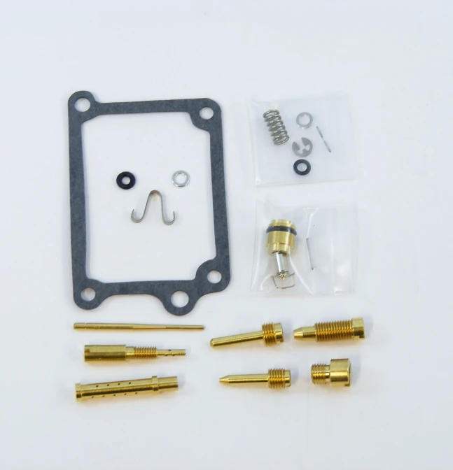 Carburetor repair kit for Suzuki LTZ50 (2006-2009, 2017-2019) by ATV City; brass jets and gasket set.