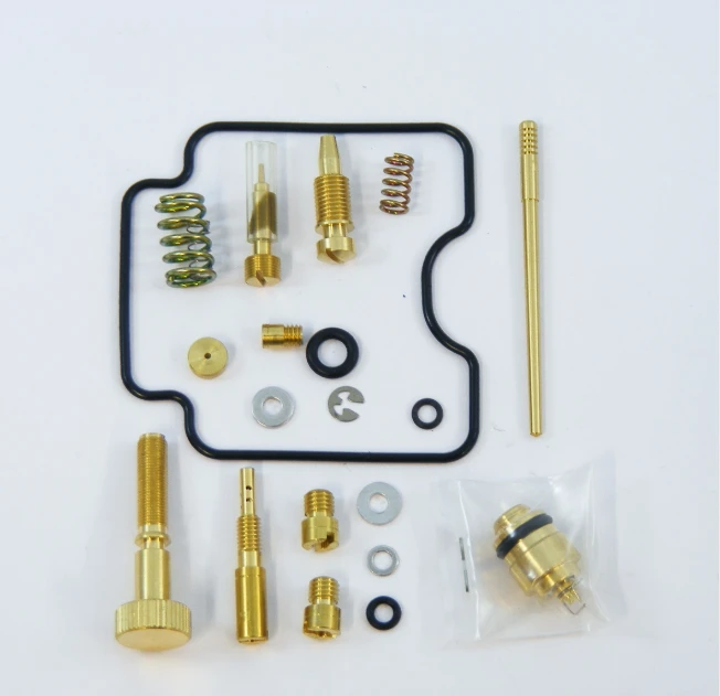 Carburetor repair kit for Suzuki LTF 250 (2000–2001) by ATV City – brass fittings with rubber gaskets and springs