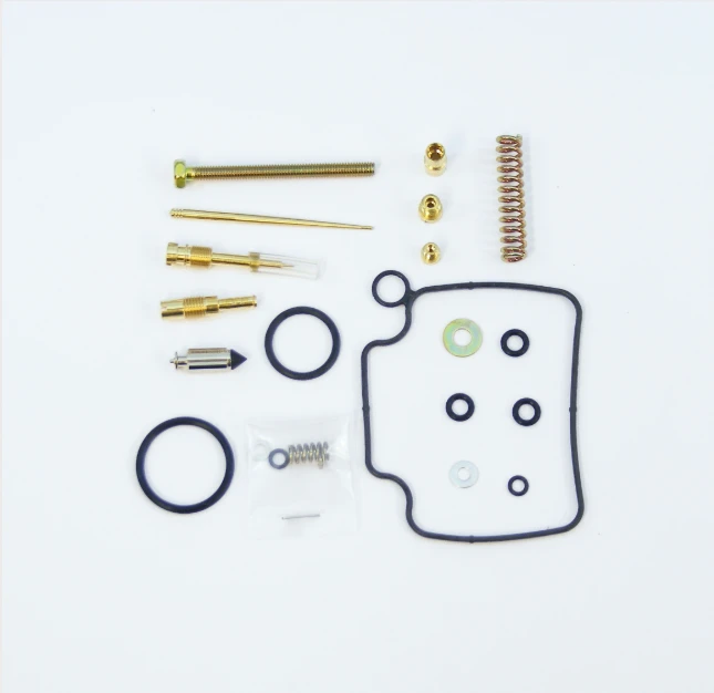 Carburetor rebuild kit for Honda TRX 500 FA/FGA (2001–2005) by ATV City, brass fittings, rubber top float valves