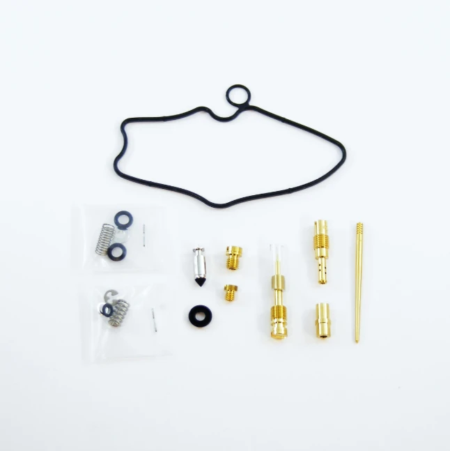 Carburetor rebuild kit for Honda TRX 300 FW ATV (1988–1990) by DGT Agri, brass fittings and rubber o-ring components