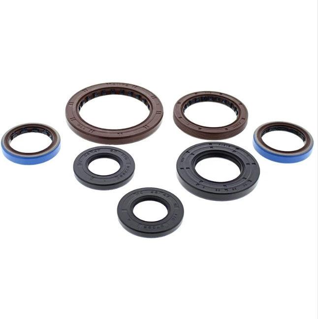 Engine Oil Seal Kit by ATV City for Polaris Ranger 900 Diesel (2011–2014) with brown and black seals