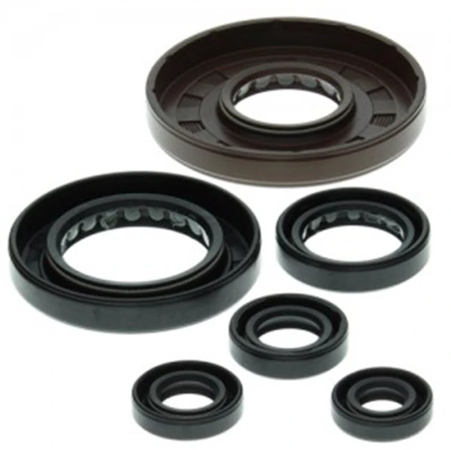 Engine Oil Seal Kit by ATV City for Honda TRX 450S FE/FM (1998-2004) black rubber seals, multi-piece