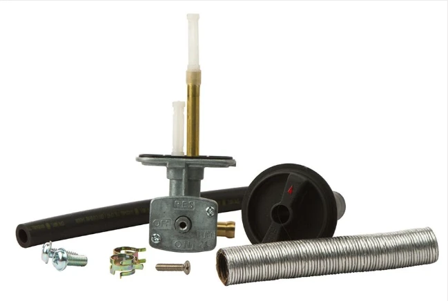 Fuel tap kit for Yamaha YFM660F Grizzly 2002–2008; ATV City, includes valve, hose, clamps