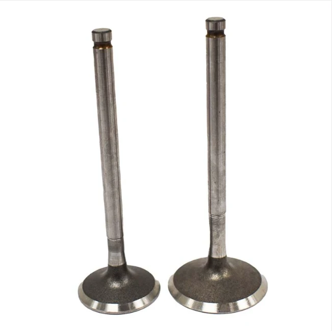 Engine valve pair for Polaris RZR 170 (2009–2020); steel intake and exhaust valves.