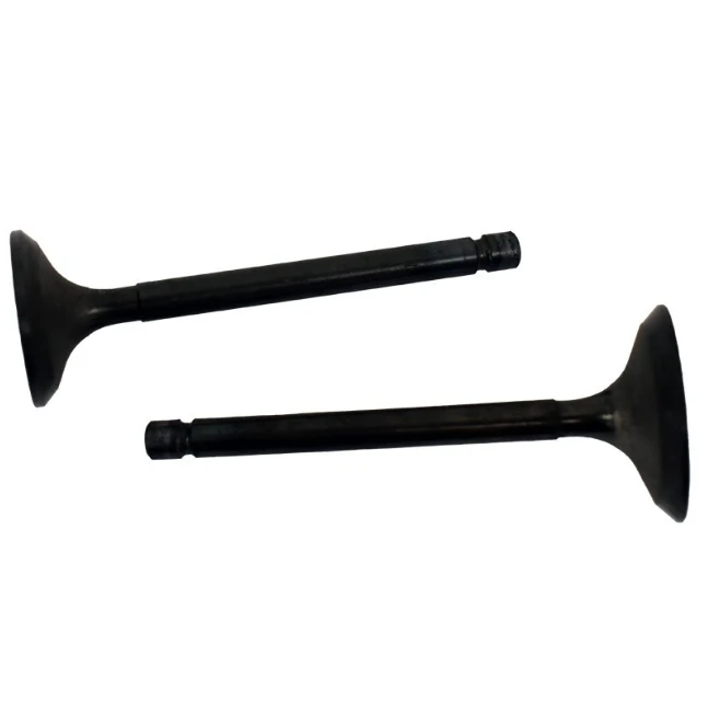 Engine valve pair, black metal, for Yamaha YFA1 Breeze and YFM125 Grizzly ATVs (2 pcs) — aftermarket replacement