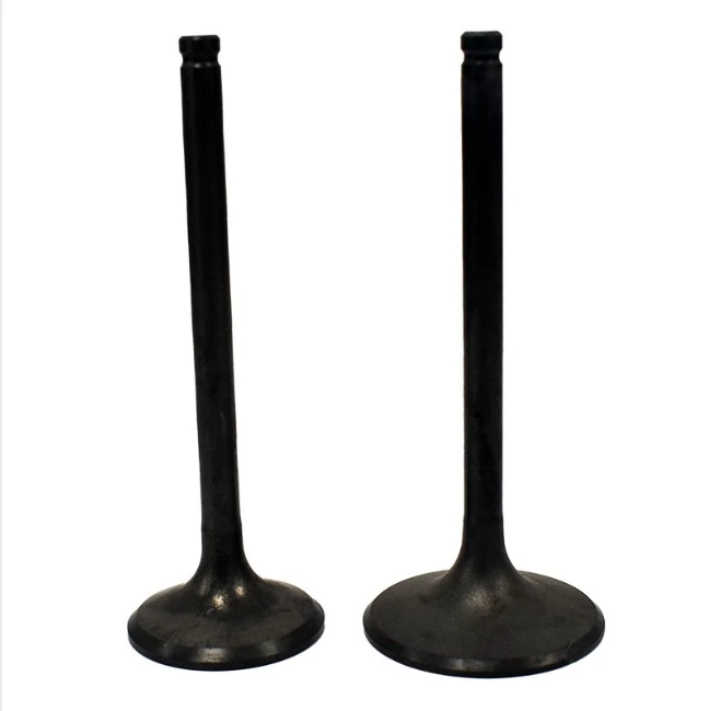 Engine valve pair for Honda TRX400FW 1995–2003: black metal intake and exhaust valves, ATV City OEM quality