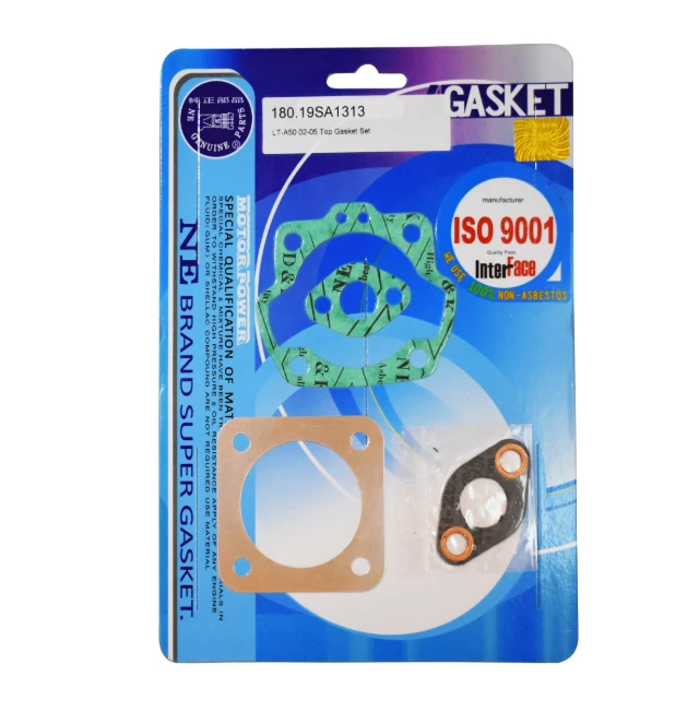 Top End Gasket Kit by ATV City for Suzuki LT-A50/LTA50 Quadmaster Quadsport (2002–2005) in blue packaging