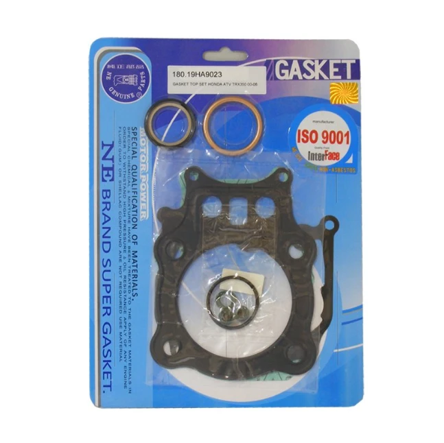 Top End Gasket Kit for Honda TRX350 Rancher 2000–2006, blue ATV City packaging with gaskets and o-rings