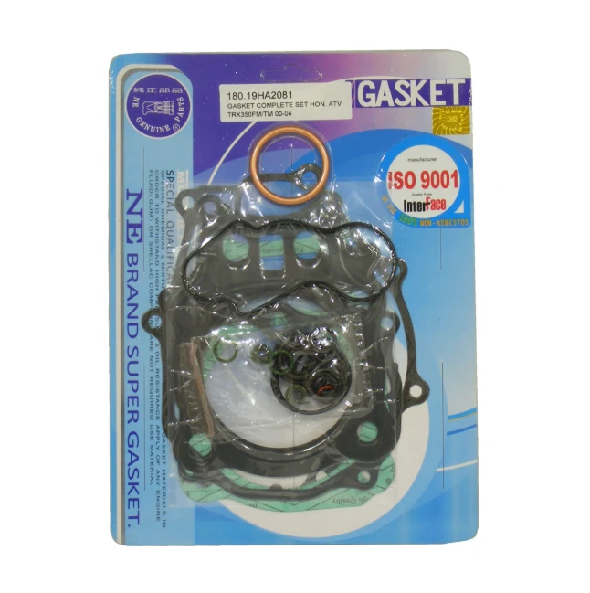 Complete Gasket Kit for Honda TRX 350 (FM TM FE TE) 2000–2006 by ATV City, blue packaging with gaskets and orange O-ring