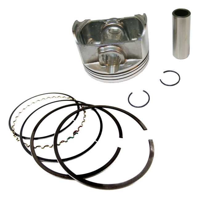 Suzuki LTF 400 Piston Kit OS 0.25 for Eiger 2003–2007 and KingQuad 2008–2020, includes piston, rings, pin and circlips.