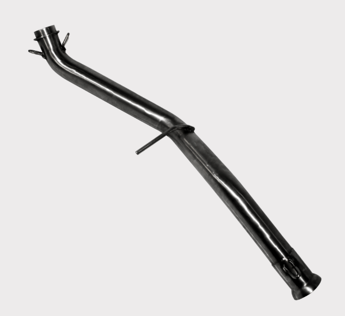 Polaris Ranger 902 EU Diesel mid pipe exhaust, steel, direct-fit by ATV City, 2019–2023