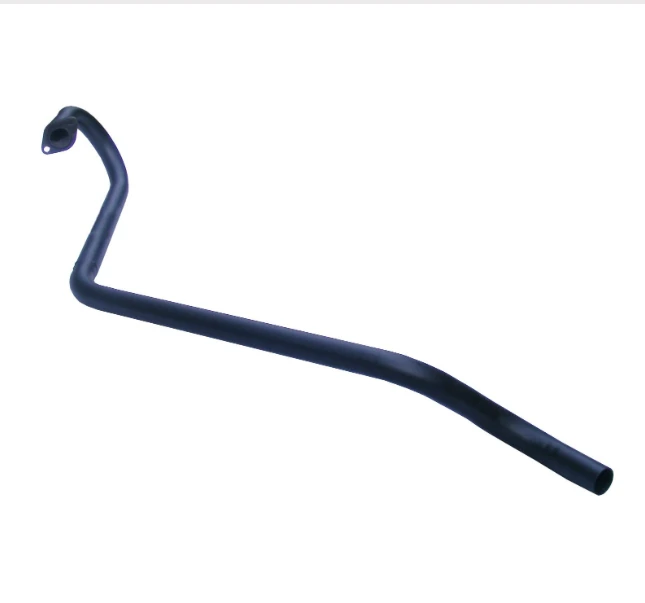 Header pipe, direct-fit exhaust for Kawasaki KLF 400 ATV, black metal