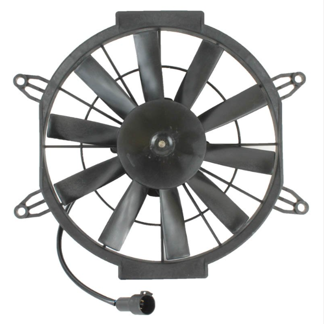Fan Motor Assembly for Kawasaki Teryx 750 KRF750 FI 4x4 (2010–2013), black ATV City cooling fan