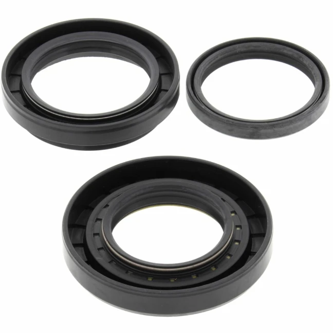 Hyper Differential Seal Kit, 3‑piece, black, for Honda rear differential; fits 2007–2013 TRX 420FE/FM/TE/TM, ATV City