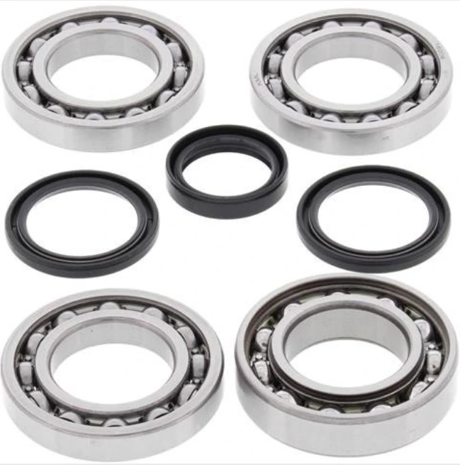 Front differential bearing kit for Polaris Ranger Scrambler 14-17 570 Crew; includes 4 bearings and seals