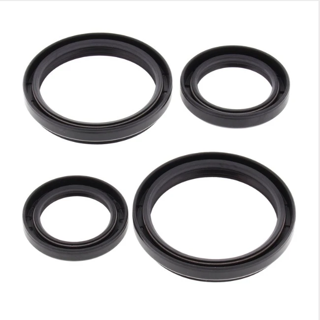 Arctic Cat differential seal kit, front & rear, 4 black seals for 2004–2006 4x4 ATVs (ATV City) OEM-quality