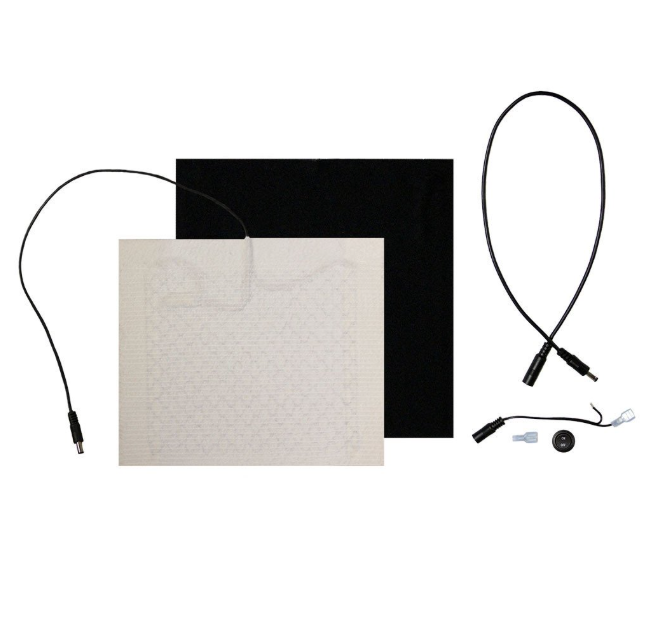 Heat Demon Universal Carbon Fiber ATV Seat Heater Kit Fits Most ATVs UTVs Snowmobiles Motorcycles Golf Carts