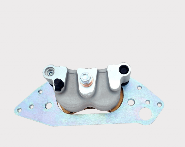 Brake Caliper for Polaris Ranger Diesel Front - silver metal with mounting bracket
