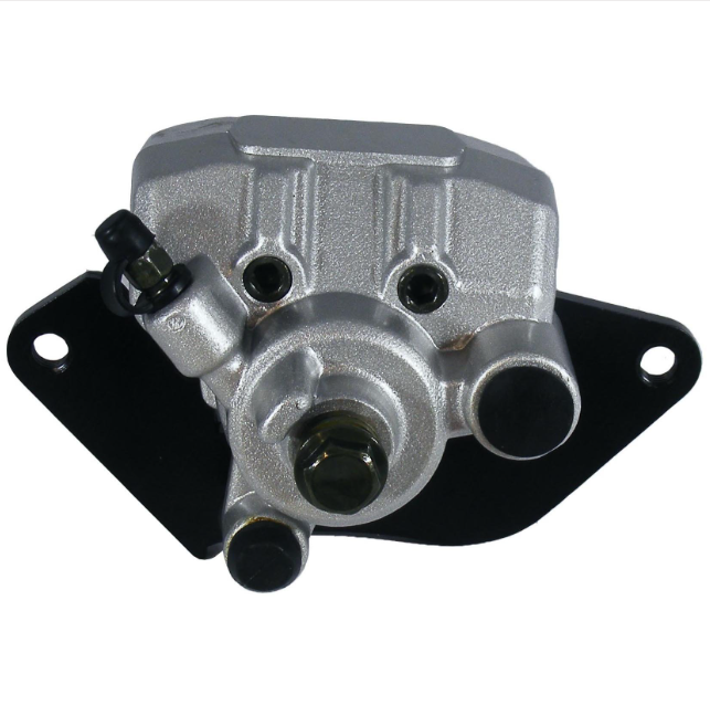 Brake Caliper Front Left for Honda TRX 420/500/520 ATV, silver with mounting bracket