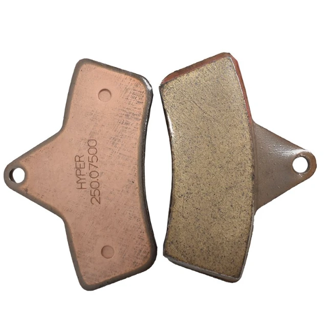 Brake Pads set for Arctic Cat Laverda Quasar and Massey Ferguson MF models (front & rear), copper-colored, ATV City.