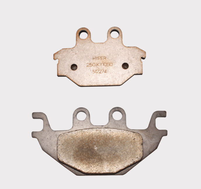 KY1050 disc brake pad set for KYMCO ATVs 300/450/500/550/700; front and rear, two copper pads