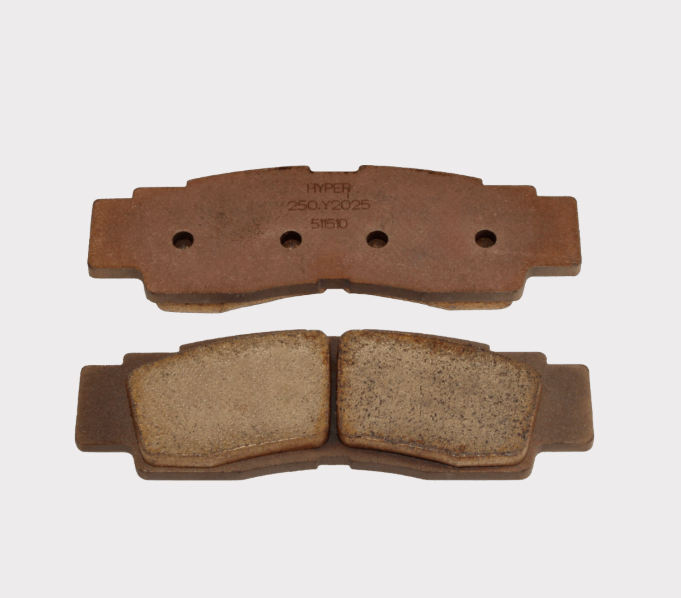 2-piece front brake pad set for YXZ 1000 UTV; ATV City, fits XT R EPS & Special SS trims 2016–2024