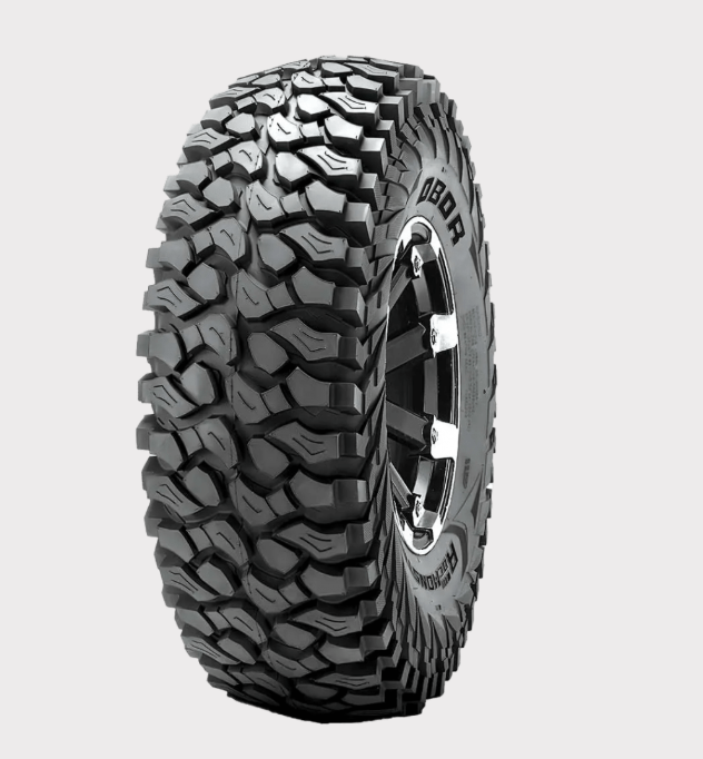 Obor RocScraper 32x10R15 ATV tire, 8-ply with aggressive rock-crawling tread.