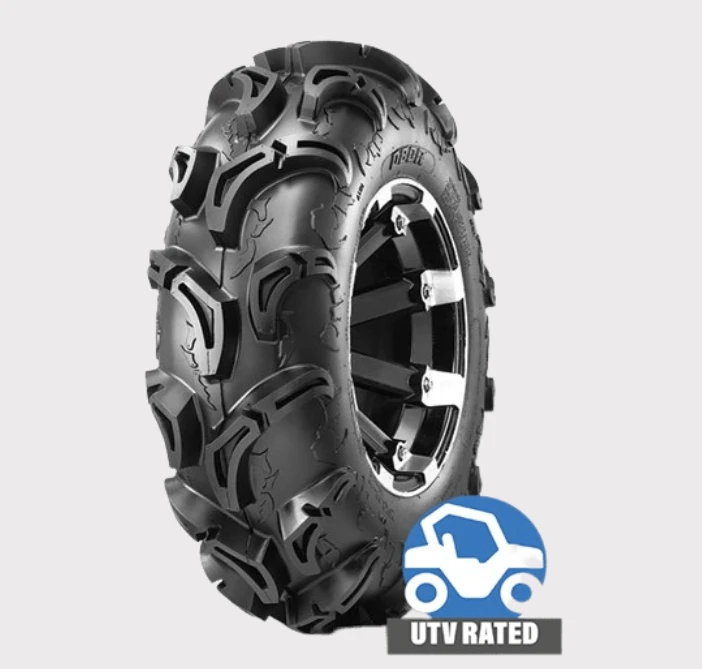 OBOR 27x11x12 Mud Terrain ATV Tire, 6-Ply, UTV Rated for muddy trails