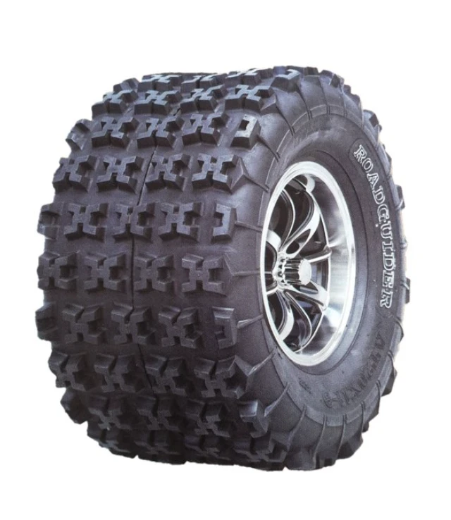 Forerunner 20x11x9 ATV rear tire, 6-ply EOS-H E-marked with street/sand/rock grip.