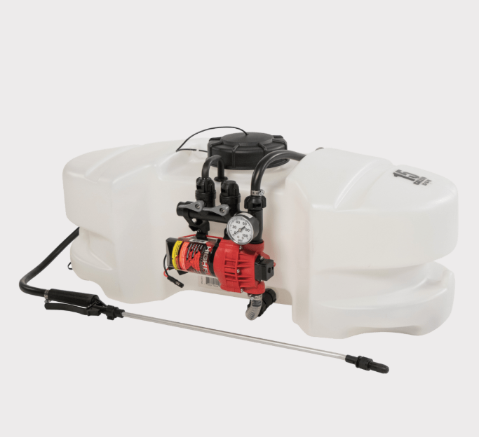 Fimco 15 Gallon Spot Sprayer LG14PM For ATV With 2.4 GPM High Flo Pump And UV Stabilized 57 Litre Tank