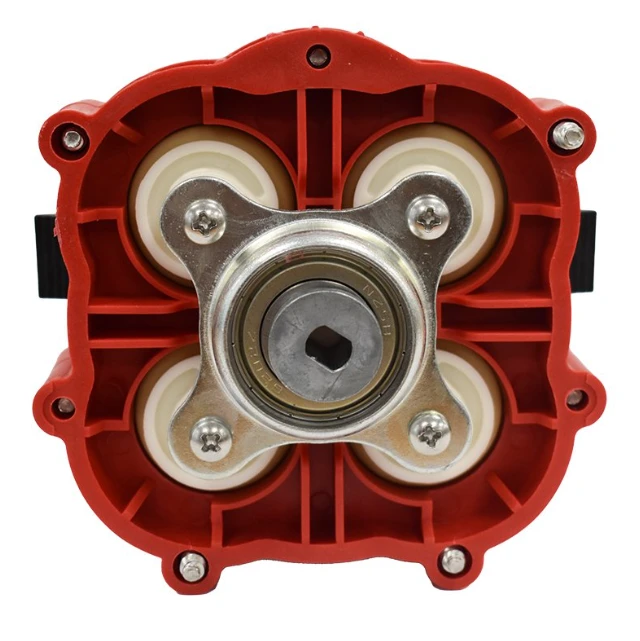 Fimco red sprayer pump head with pressure switch and metal center bearing