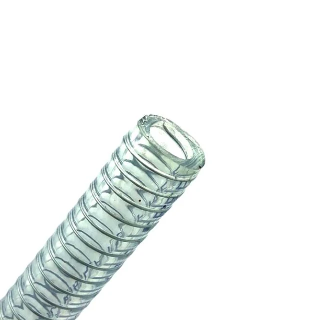 Clear PVC reinforced spray delivery hose, 1/2 in, 1m for FIMCO 12V sprayers
