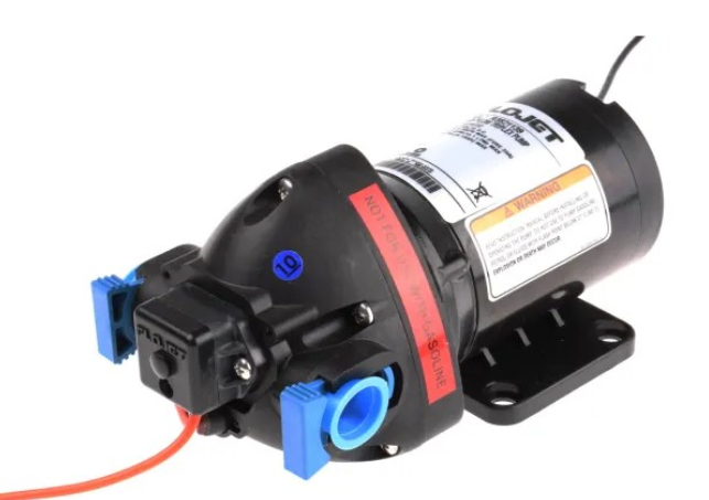 CDax Flojet Pump 15.1 LPM Quad Ports Push Fit Fittings Replaces OEM 6800 5500 Compatible with Spray On 200 500