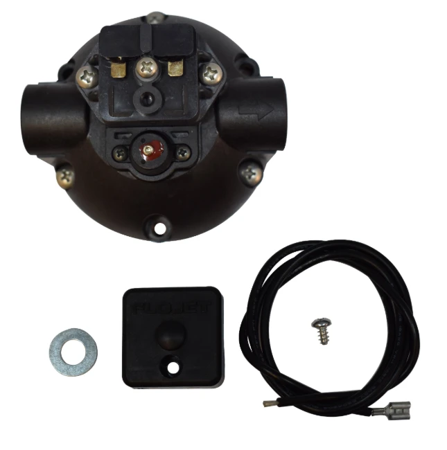Flojet pump head triplex screw replacement kit for sprayer pump, includes gasket, mounting plate and wiring lead