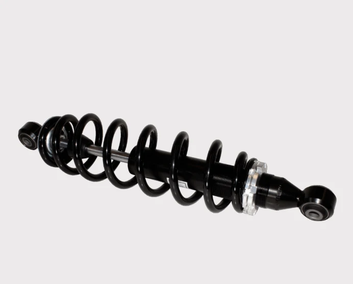 Hyper Front Shock Absorber for Kawasaki Mule Pro DX gas shock with preinstalled spring preload, black